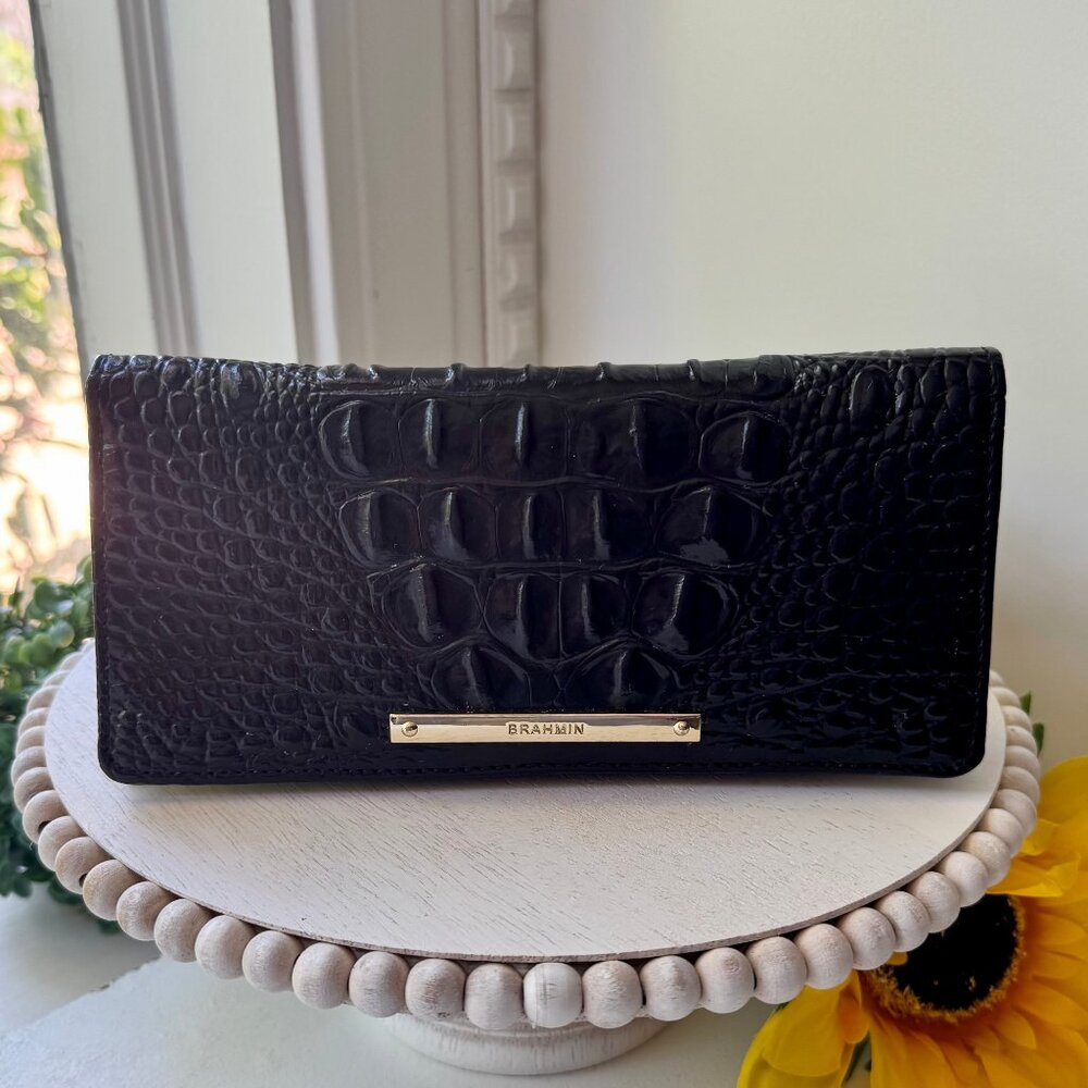 Brahmin Black Ady Melbourne Wallet